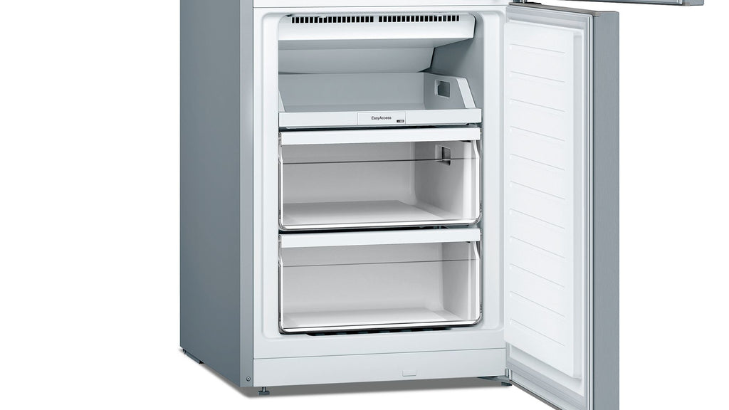 Bosch Bosch Serie 2 KGN33NLEB réfrigérateur-congélateur Pose libre 282 L Acier inoxydable
