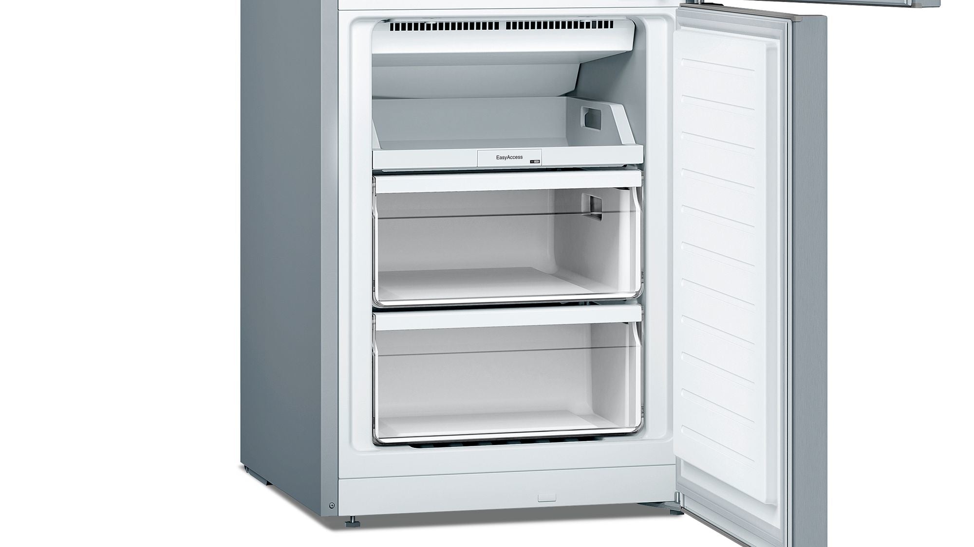 Bosch Bosch Serie 2 KGN33NLEB réfrigérateur-congélateur Pose libre 282 L Acier inoxydable