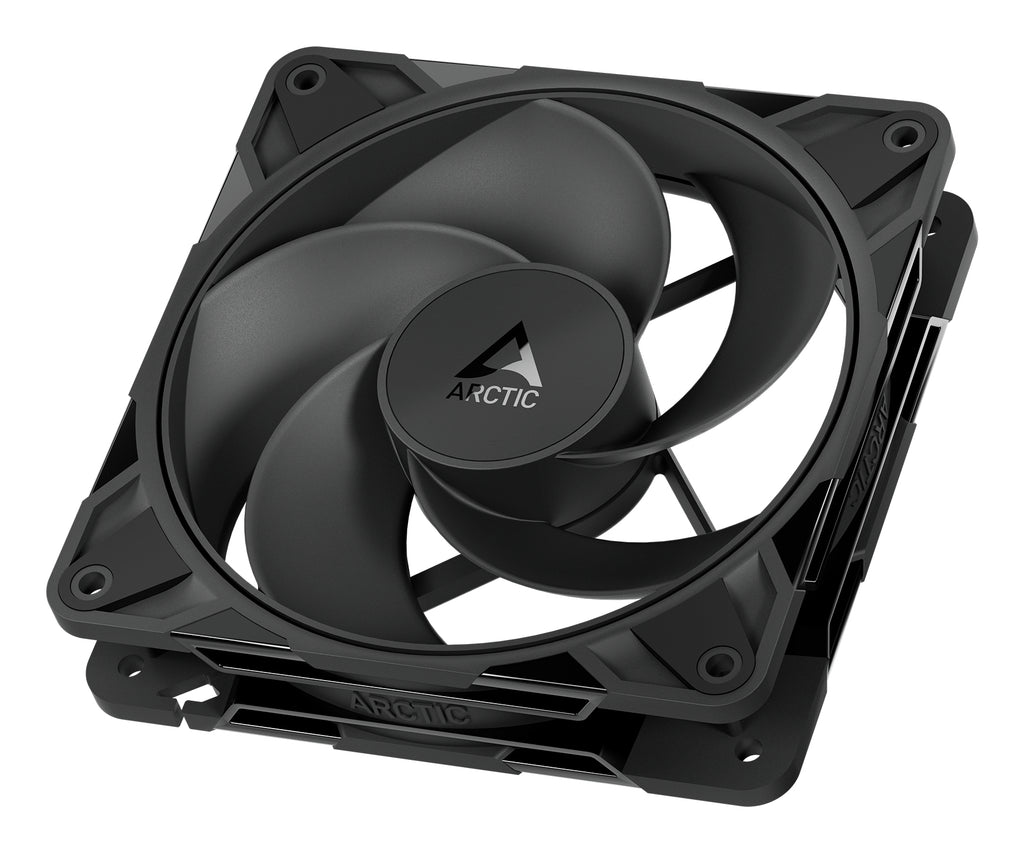 ARCTIC Freezer P12 Pro Reverse, Pack de 3 Ventilateurs de Boîtier PC 12 cm, Noir