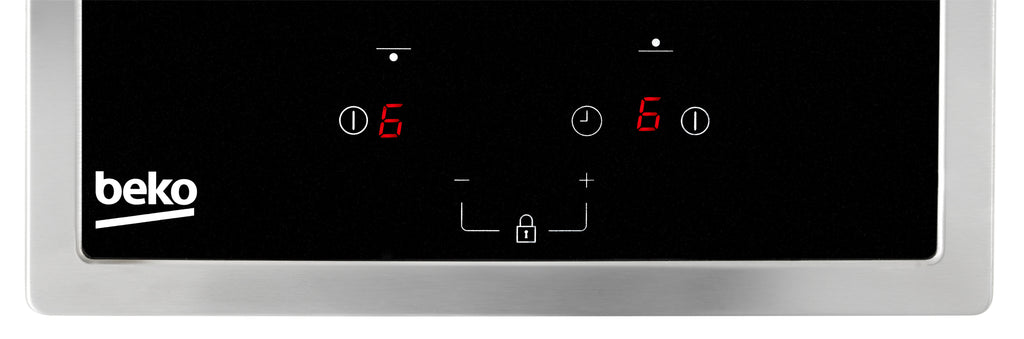 Beko HDMC32400TX plaque Acier inoxydable Intégré 30 cm Céramique 2 zone(s)