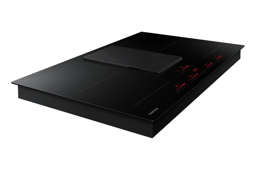 Samsung NZ84T9747VK/UR plaque Noir Intégré 83 cm Plaque avec zone à induction 4 zone(s) Hotte intégrée