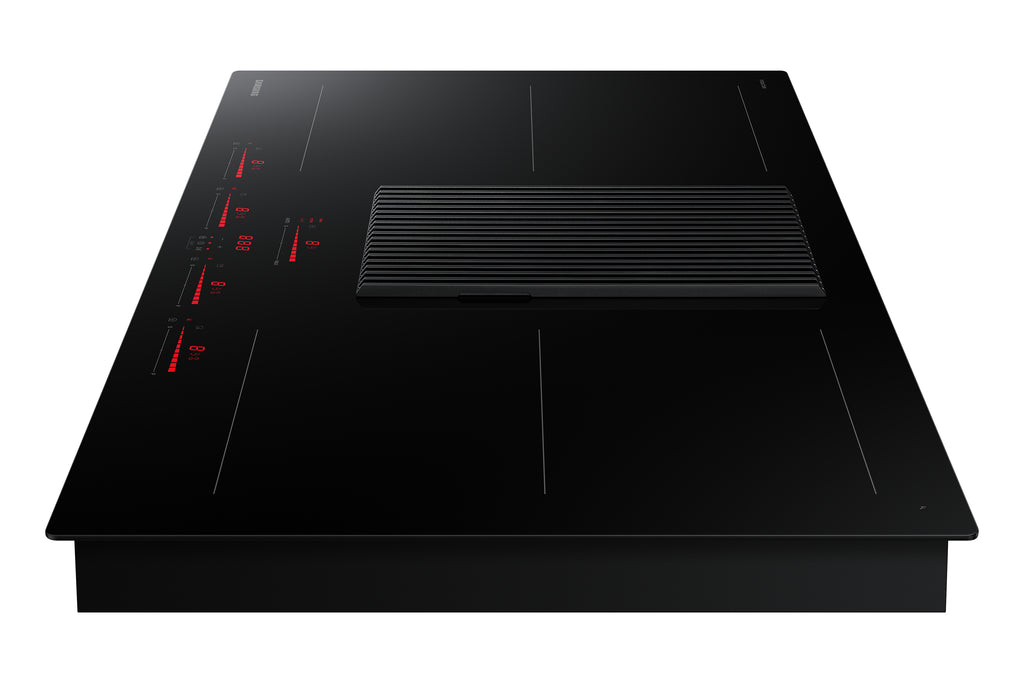 Samsung NZ84T9747VK/UR plaque Noir Intégré 83 cm Plaque avec zone à induction 4 zone(s) Hotte intégrée