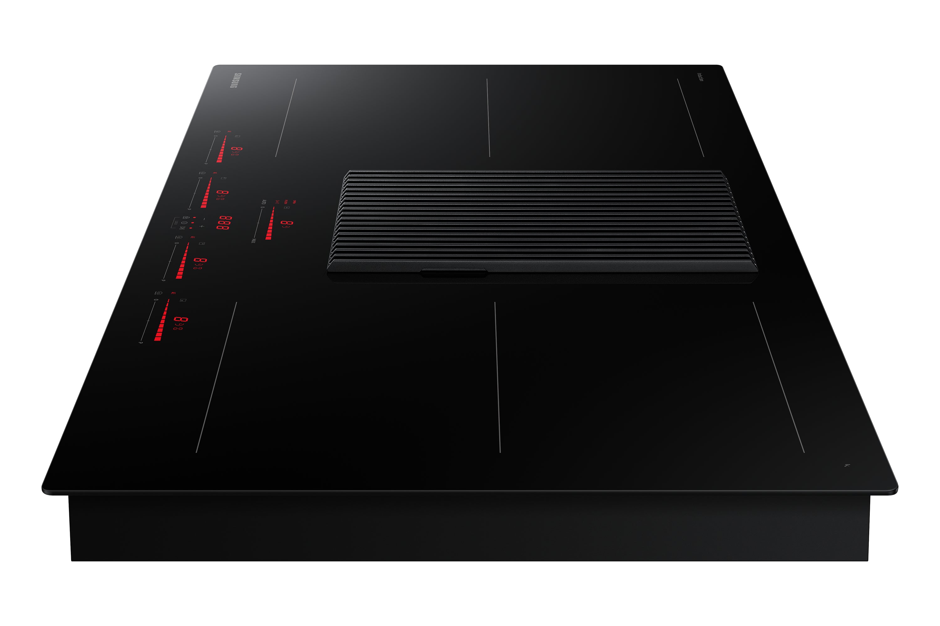 Samsung NZ84T9747VK/UR plaque Noir Intégré 83 cm Plaque avec zone à induction 4 zone(s) Hotte intégrée