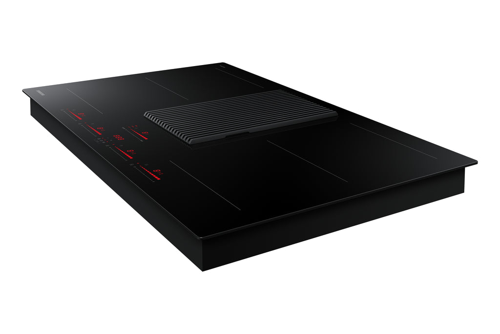 Samsung NZ84T9747VK/UR plaque Noir Intégré 83 cm Plaque avec zone à induction 4 zone(s) Hotte intégrée