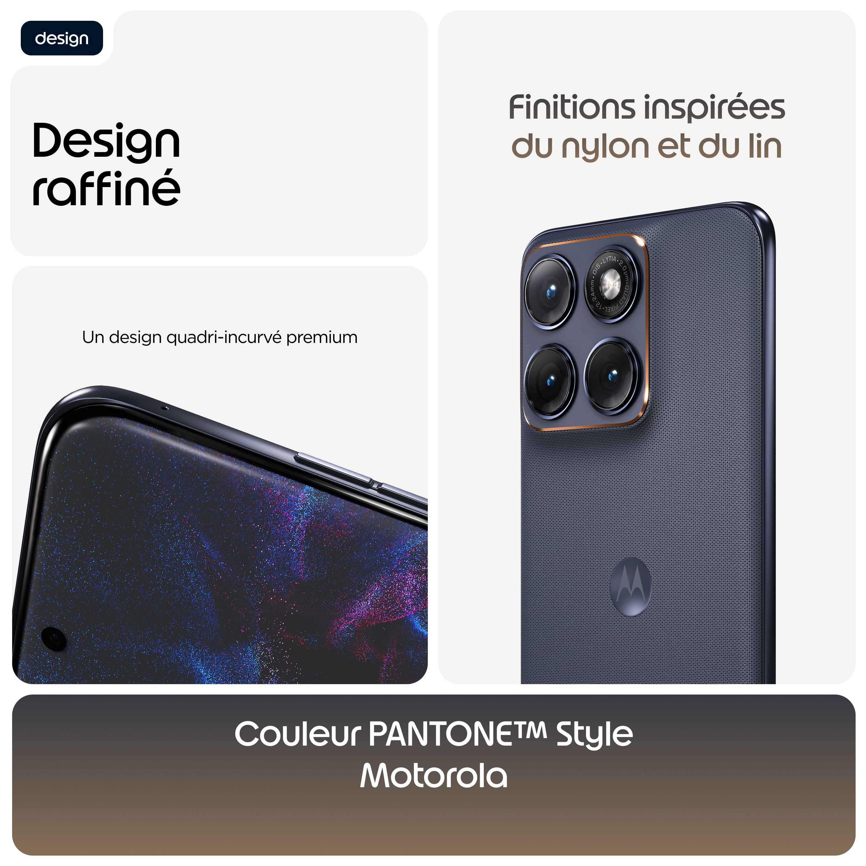 Motorola edge 70 fusion 17,2 cm (6.78") Double SIM Android 16.0 5G USB Type-C 8 Go 256 Go 5200 mAh Noir