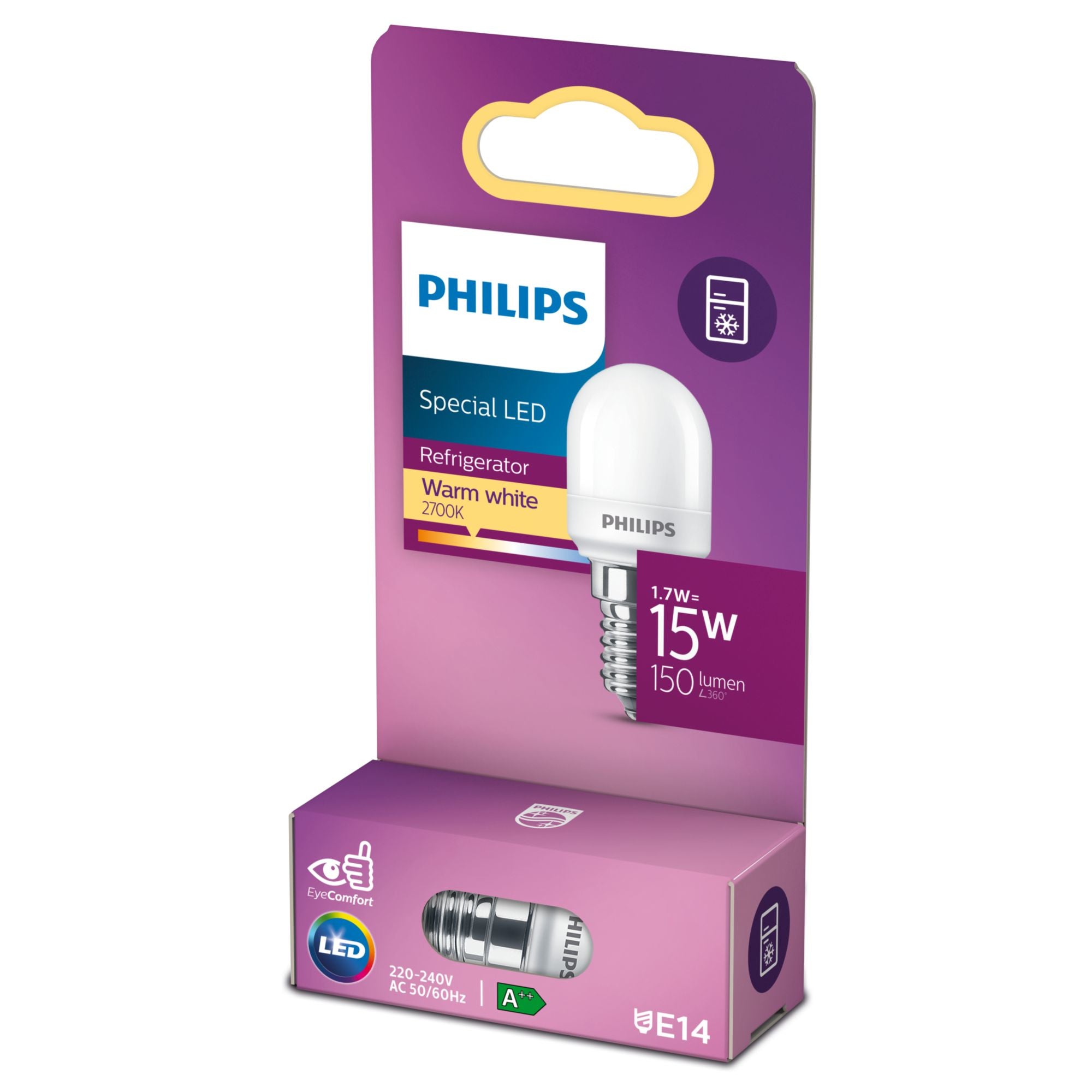 Philips Ampoule flamme 15W T25 E14