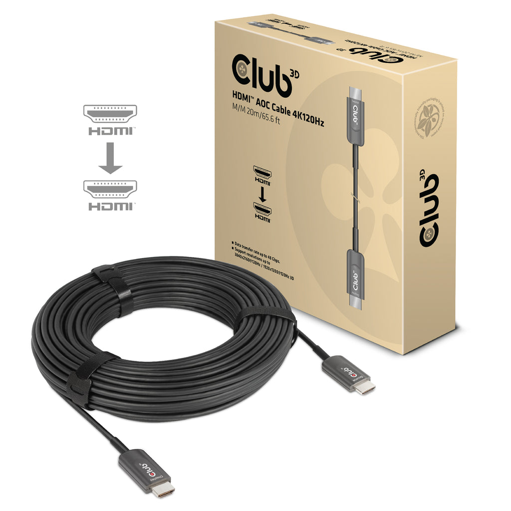 CLUB3D CAC-1379 câble HDMI 20 m HDMI Type A (Standard) Noir