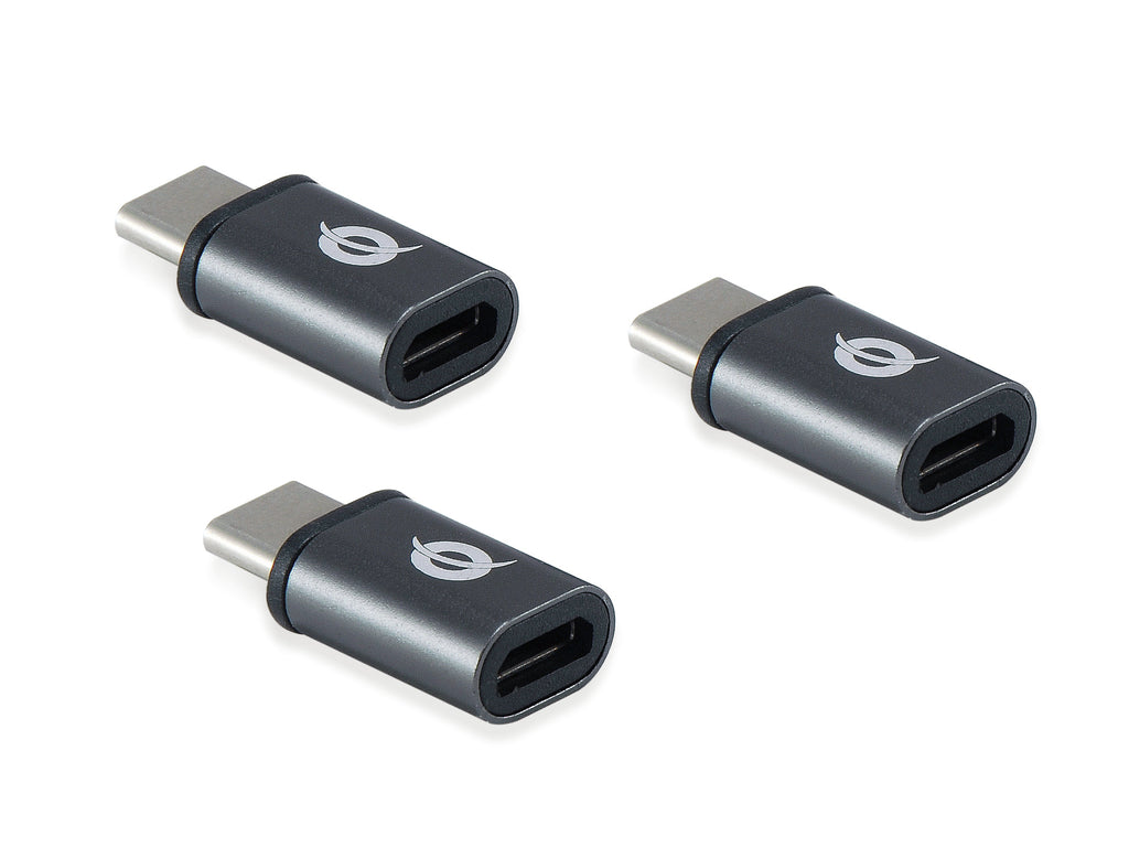 Conceptronic DONN05G changeur de genre de câble USB 2.0 Type-C USB 2.0 Micro Noir