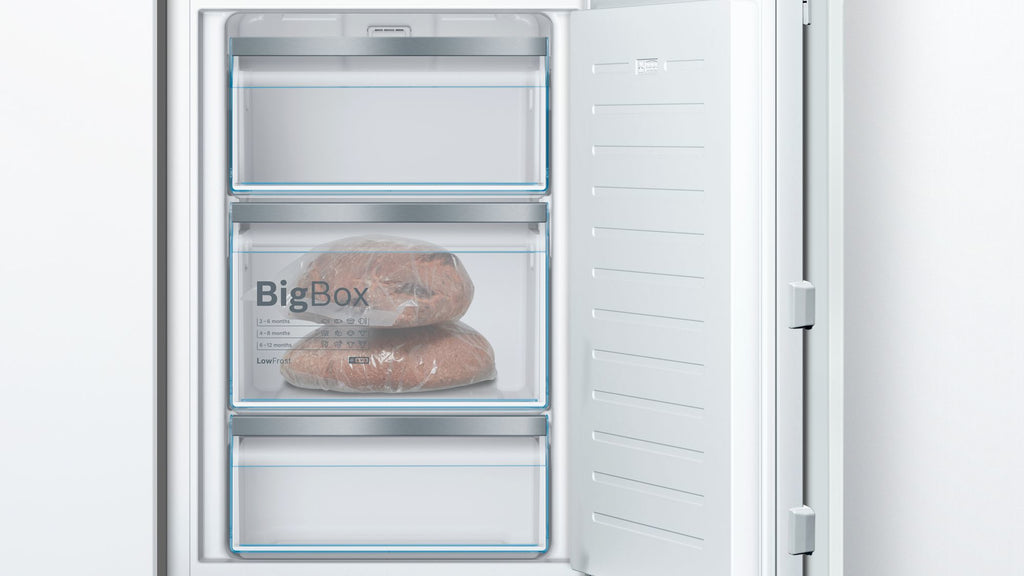 Bosch Bosch Serie 6 GIV21AFE0 congélateur Congélateur vertical Intégré 96 L Blanc
