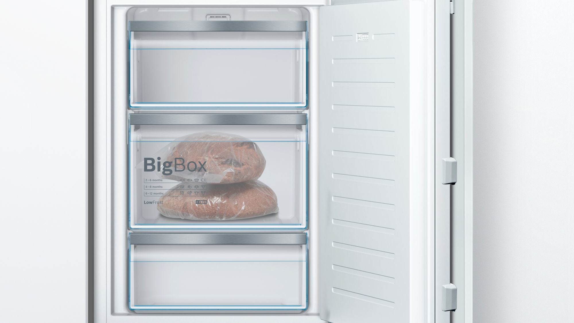 Bosch Bosch Serie 6 GIV21AFE0 congélateur Congélateur vertical Intégré 96 L Blanc