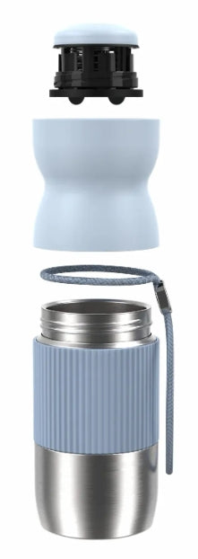 Tefal beYou N2191610 thermos 360 ml Bleu, Acier inoxydable Acier inoxydable
