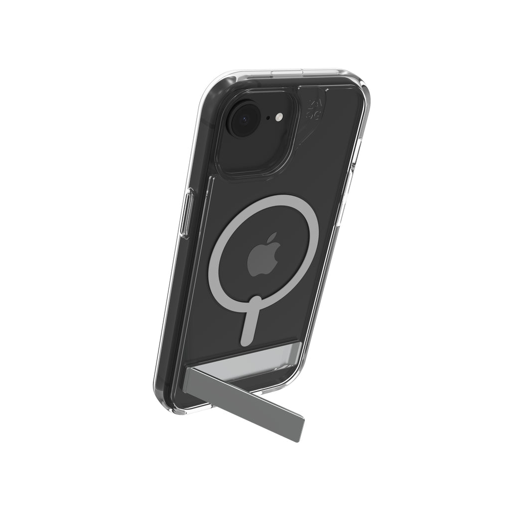 ZAGG Crystal Palace Snap Kickstand coque de protection pour téléphones portables 15,5 cm (6.1") Housse Transparent
