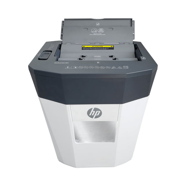 HP OneShred Auto 80CC destructeur de papier Destruction croisée 68 dB 22 cm Blanc