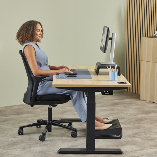 Fellowes Breyta repose-poignet Silicone Bleu clair