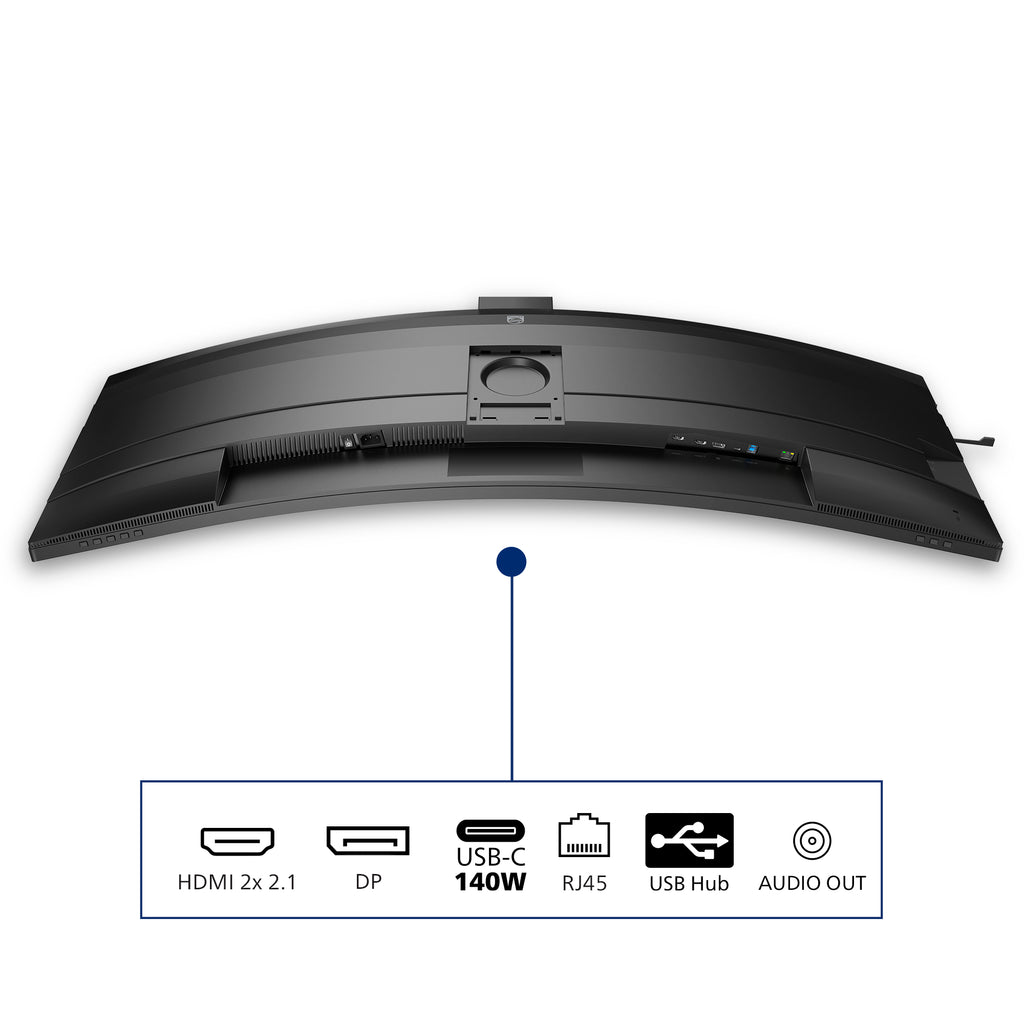 Philips 5000 series 49B2U5900CH/00 écran plat de PC 124 cm (48.8") 5120 x 1440 pixels Dual QHD LCD Noir
