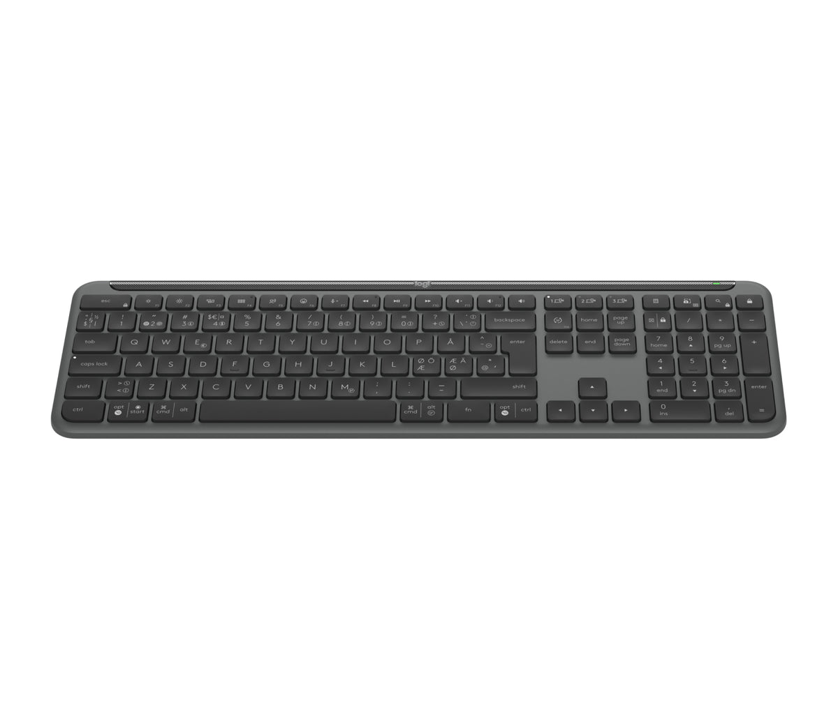 Logitech Signature Slim K950 Clavier Sans Fil, Disposition Nordique