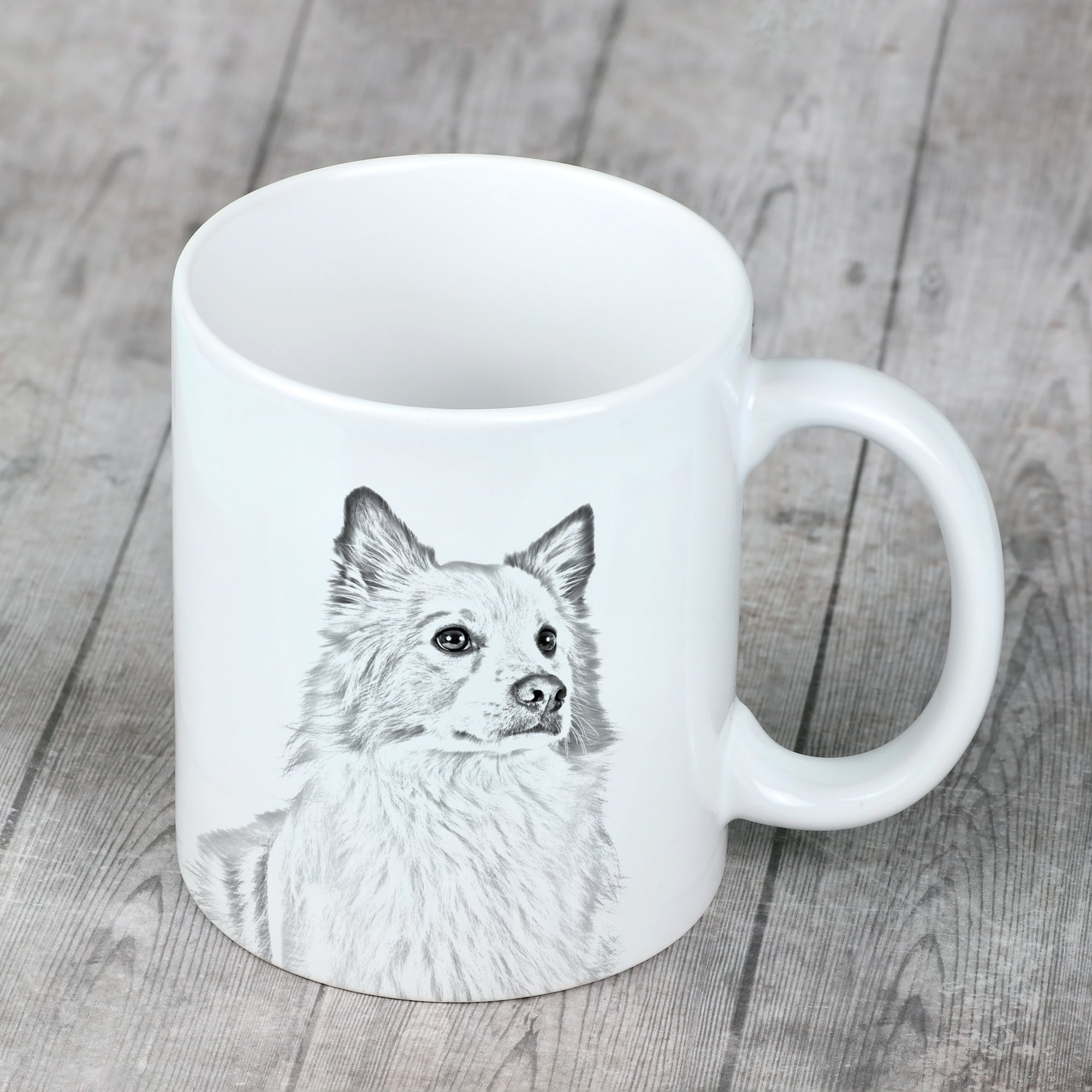 Icelandic Sheepdog, Icelandic Spitz, Iceland Dog - cup with a dog, cup with a photo, personalized gift from the Art-Dog brand