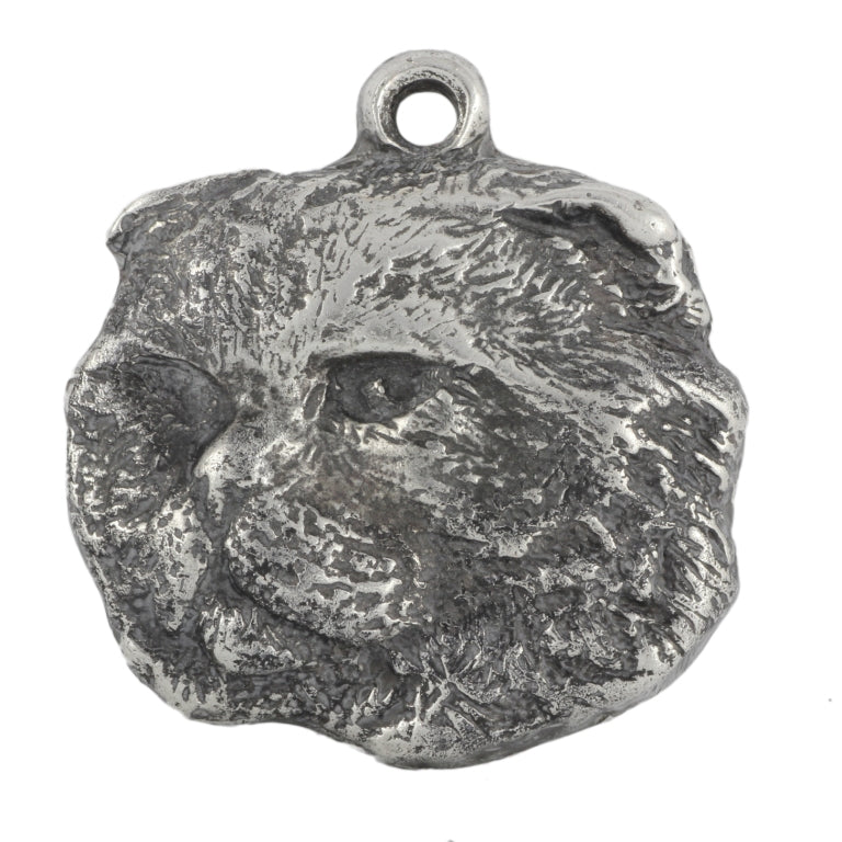 Cat necklace with a cat, cat pendant on a silver chain, unique jewelry by Art-Dog