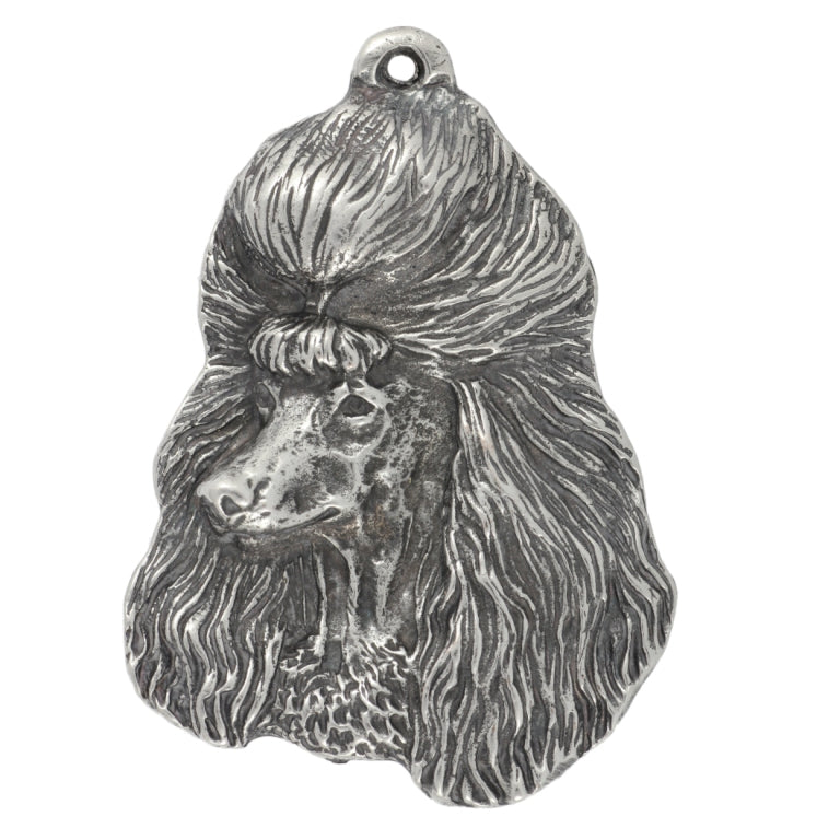 Poodle - necklace with a dog, dog pendant on a silver chain, unique jewelry from the Art-Dog brand