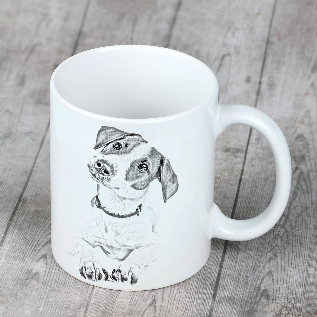 Jack Russell Terrier - cup with a dog, cheerful cup for a dog lover, personalized gift from the Art-Dog brand