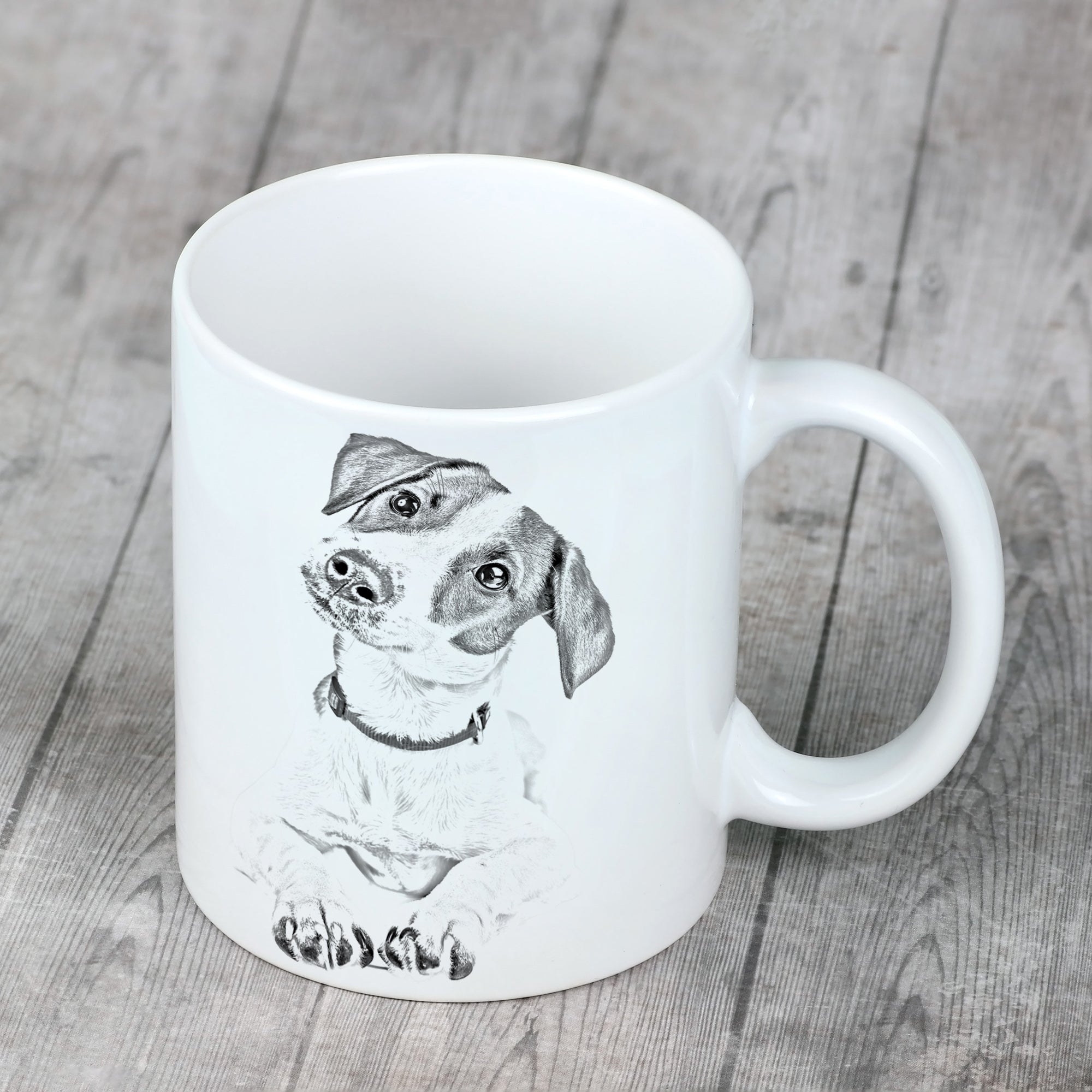Jack Russell Terrier - cup with a dog, cheerful cup for a dog lover, personalized gift from the Art-Dog brand