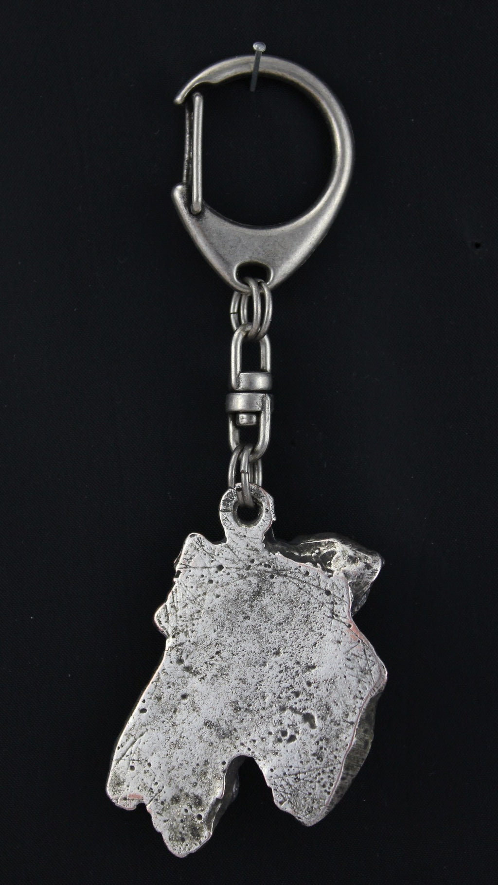 Airedale Terrier, Bingley Terrier - Silver-plated key ring with dog, handbag decoration, backpack pendant by Art-Dog brand