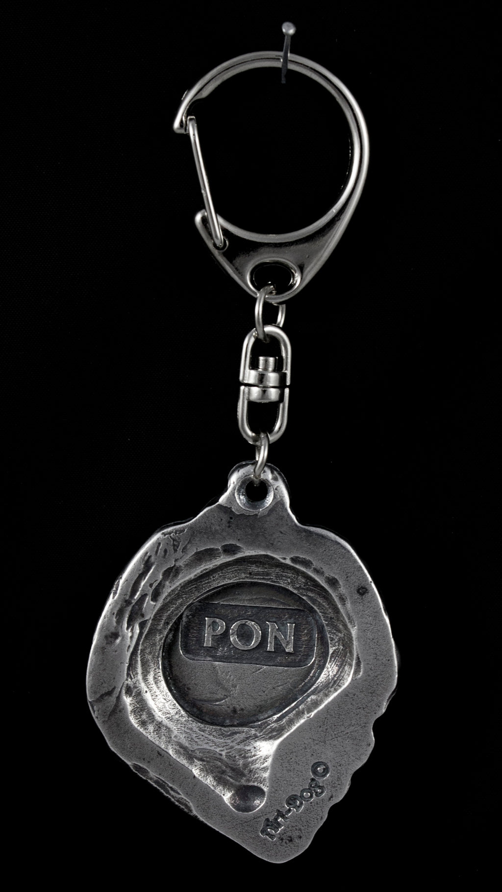 Polish Lowland Sheepdog, PON, Valee Sheepdog - Silver-plated key ring with dog, handbag decoration, backpack pendant by Art-Dog brand