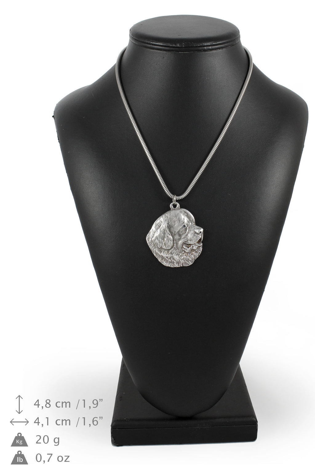 Newfoundland, Newfs, Newfies - Dog necklace, unique jewellery for the dog fan, unique adder pendant by Art-Dog brand