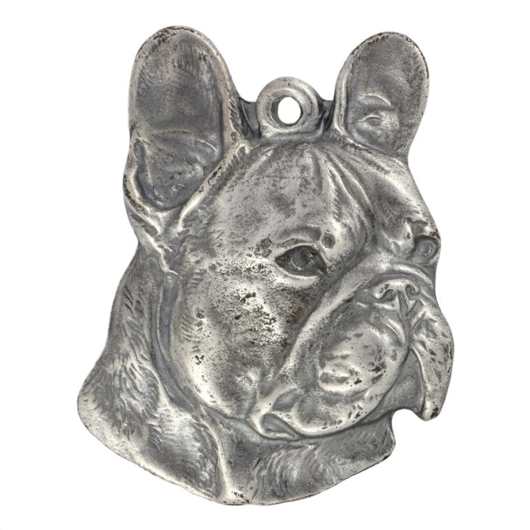 French Bulldog, Frenchie I - necklace with a dog, dog pendant on a silver chain, unique jewelry from the Art-Dog brand