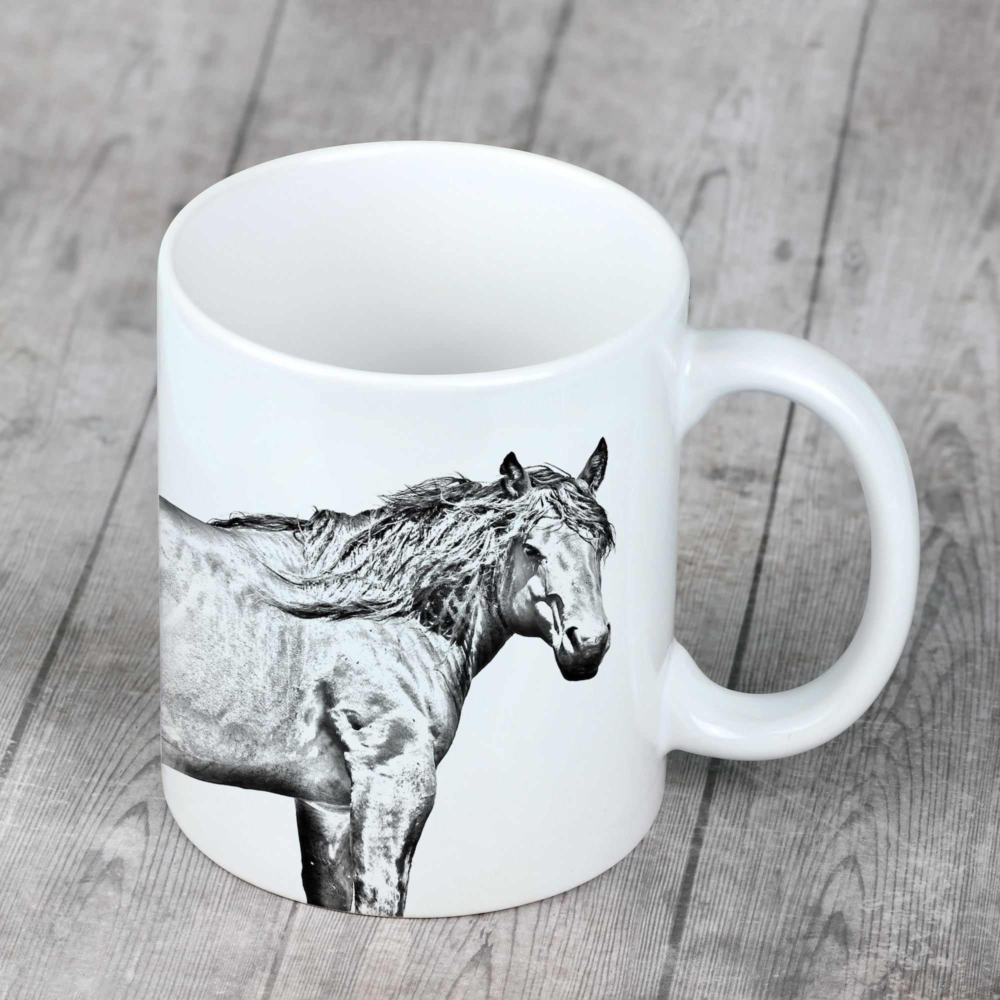 Basque Mountain Horse - cup with a horse, cute cup with graphics, a gift with your photo from the Art-Dog brand