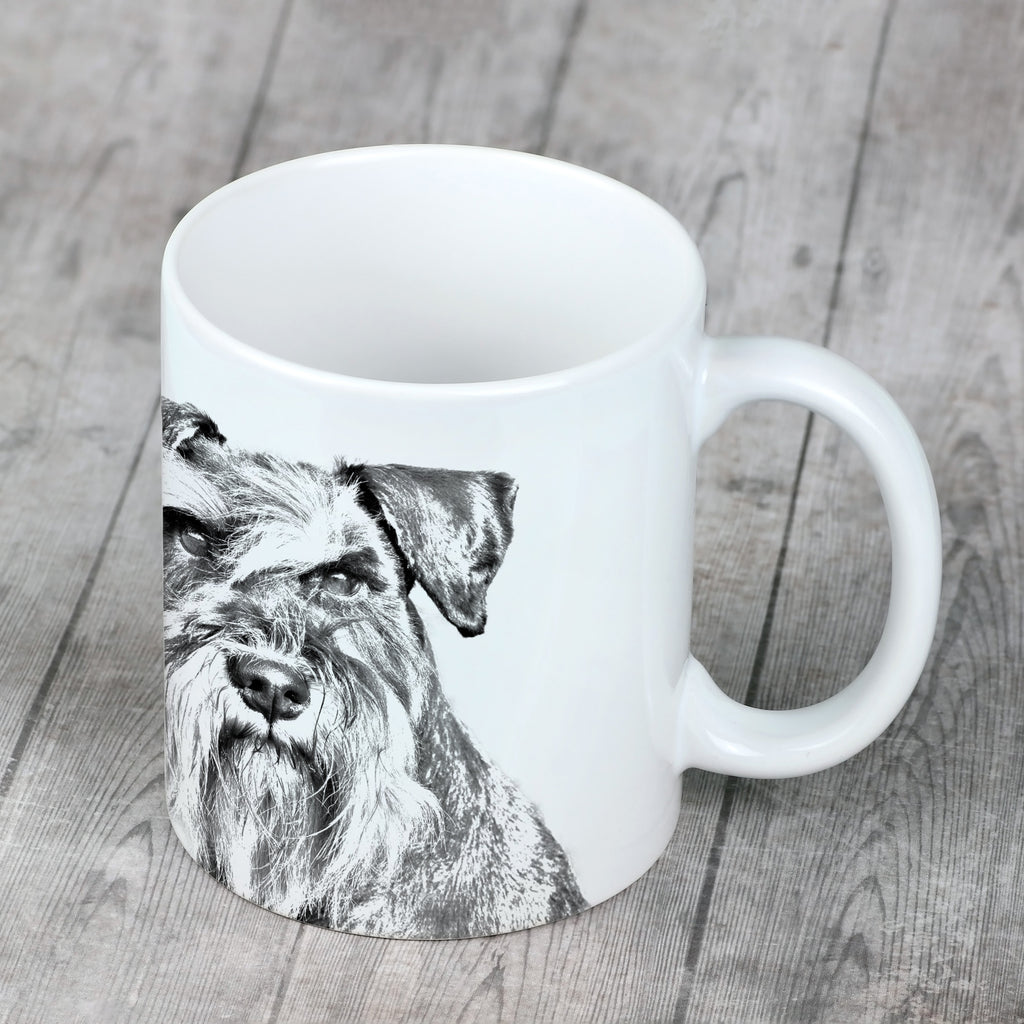 Schnauzer - cup with a dog, cute cup with graphics, a gift with your photo from the Art-Dog brand
