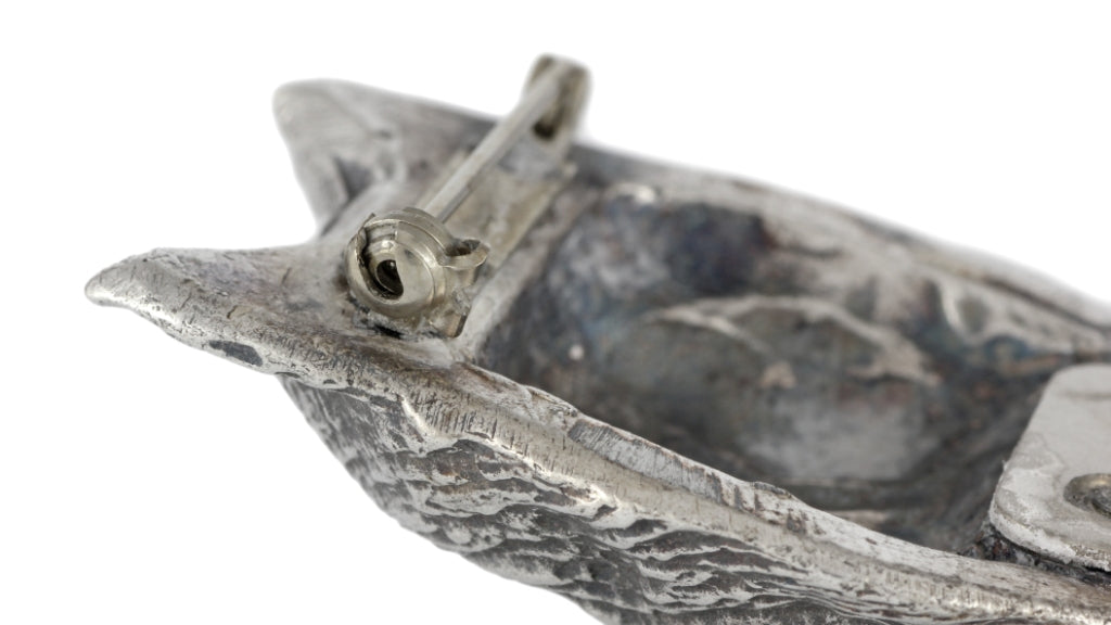 Cairn Terrier - brooch with a clip, holder for a start number, silver-plated dog show pin from the Art-Dog brand