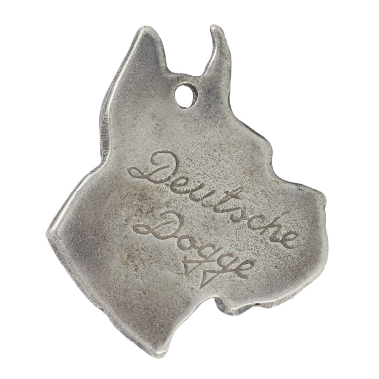 Great Dane V - Necklace with dog, silver-plated pendant for dog fan, unique jewelry by Art-Dog brand