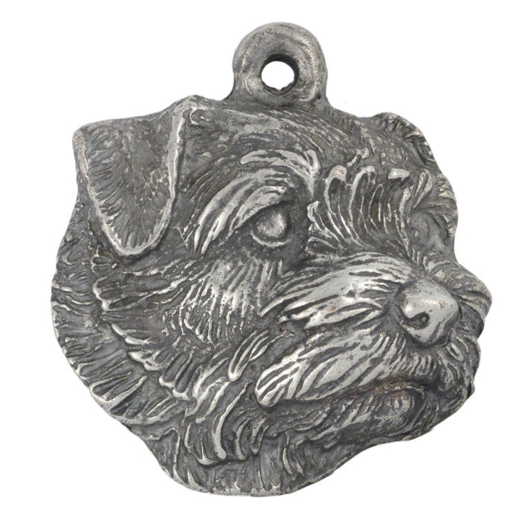 Norfolk Terrier - necklace with a dog, dog pendant on a silver chain, unique jewelry from the Art-Dog brand