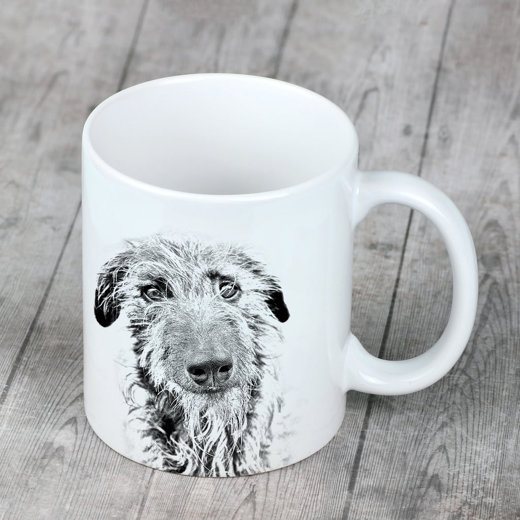 Scottish Deerhound - cup with a dog, cheerful cup for a dog lover, personalized gift from the Art-Dog brand