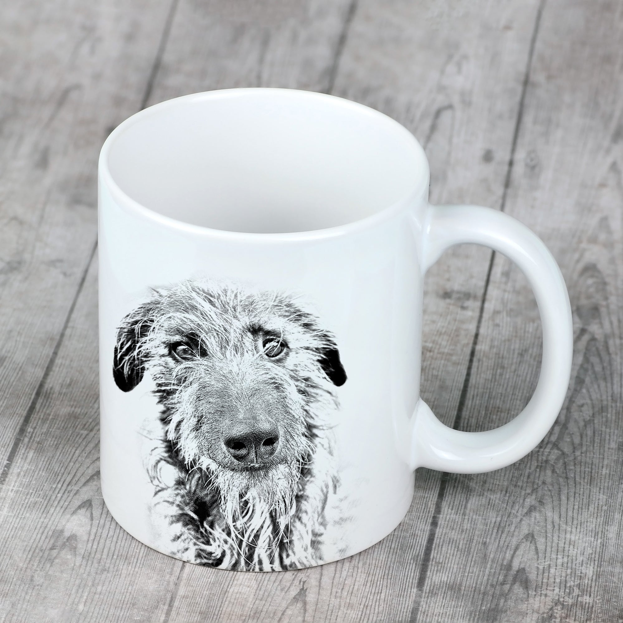 Scottish Deerhound - cup with a dog, cheerful cup for a dog lover, personalized gift from the Art-Dog brand