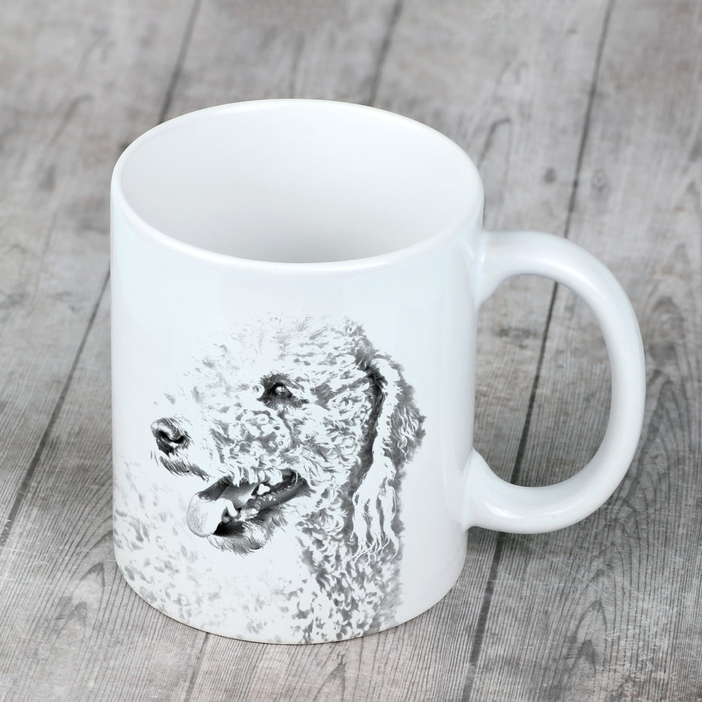Bedlington Terrier, Rothbury Terrier, Rodbery Terrier - cup with a dog, cute cup with graphics, a gift with your photo from the Art-Dog brand