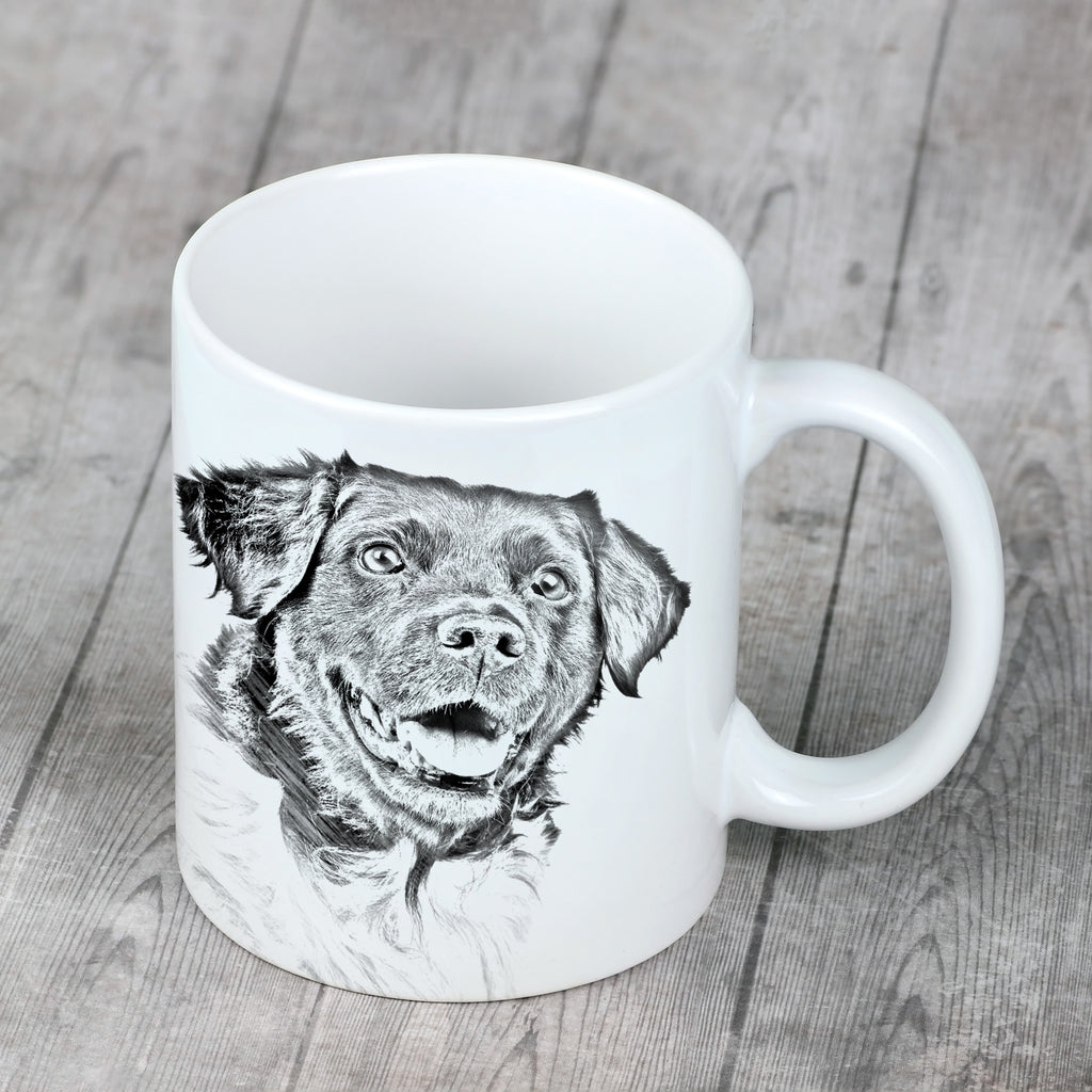 Stabyhoun, Stabijhoun, Fryske Stabij - cup with a dog, cup with a photo, personalized gift from the Art-Dog brand