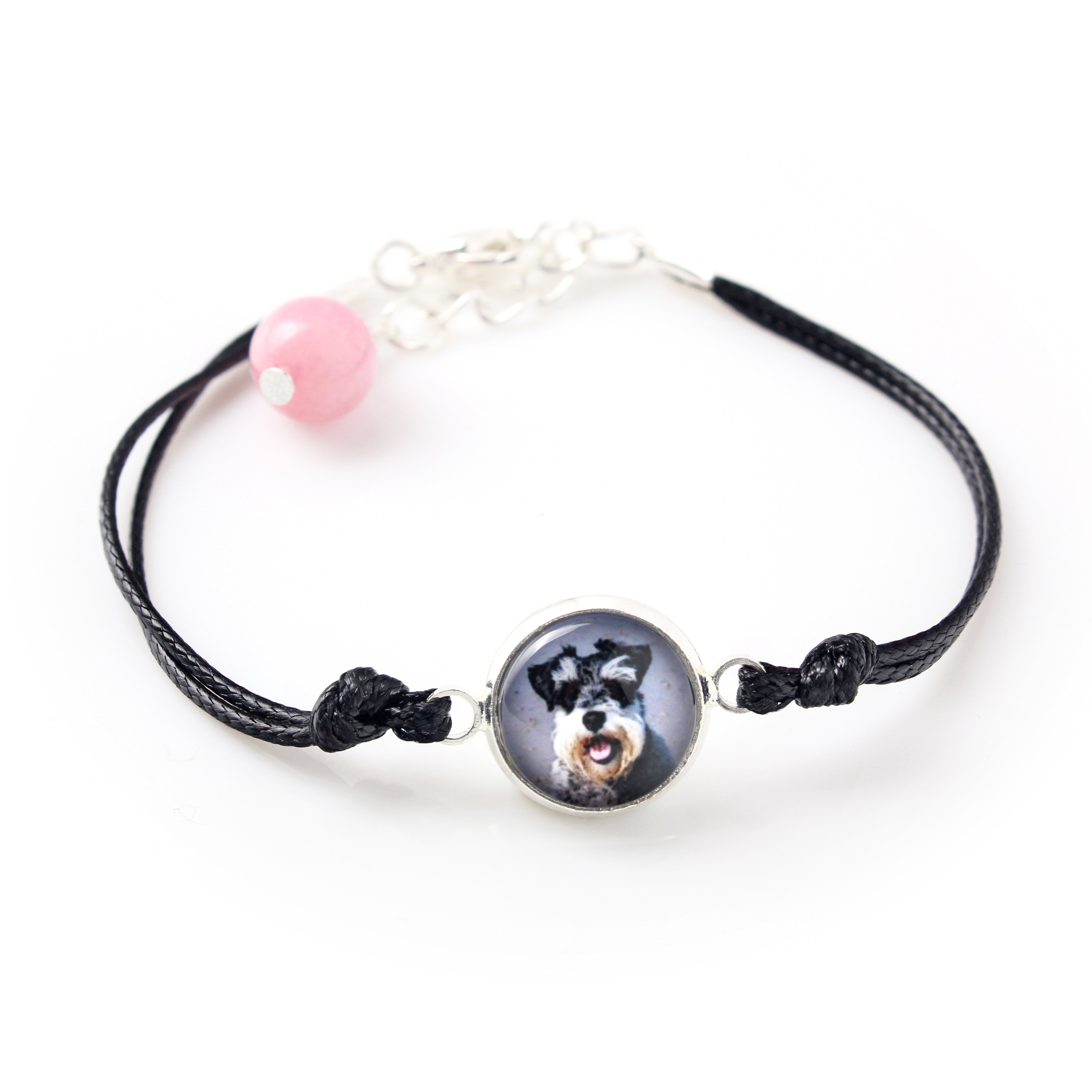 Schnauzer - a set of jewelry with your photo, a woman's ornament, handmade item, a product made with passion for creating the Art-Dog brand.