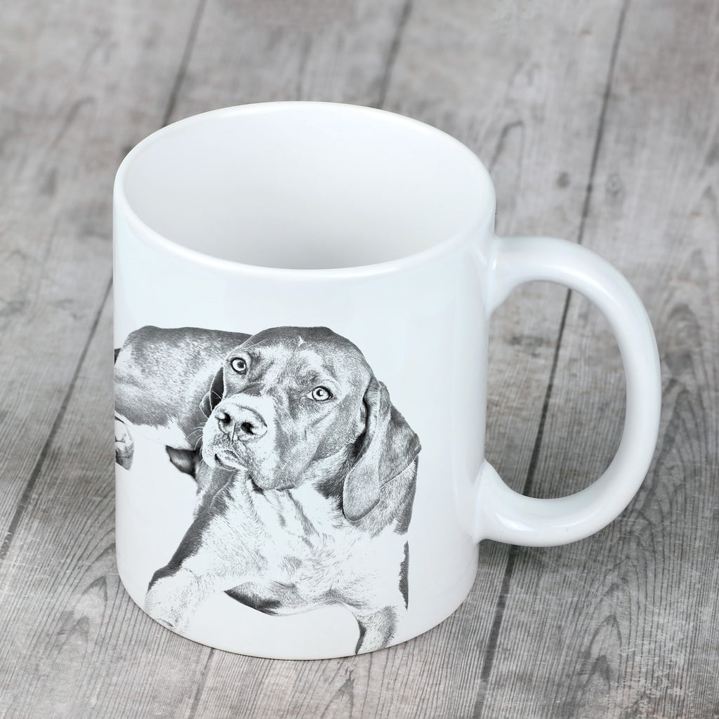 English Pointer I - cup with a dog, cute cup with graphics, a gift with your photo from the Art-Dog brand