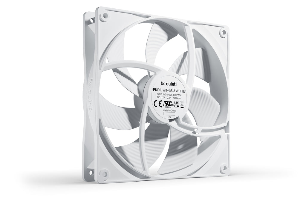 be quiet! Pure Wings 3 140 mm PWM | Ventilateur PC White