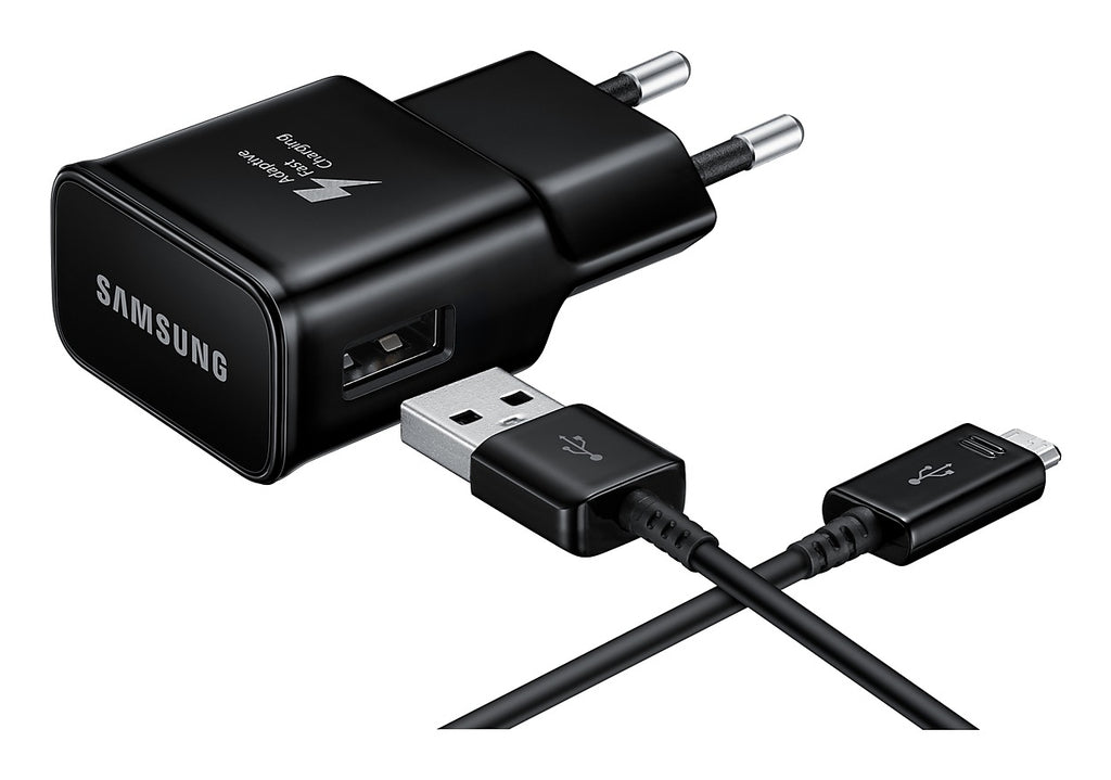 Samsung Samsung EP-TA20 Universel Noir Secteur Charge rapide Intérieure, Extérieure