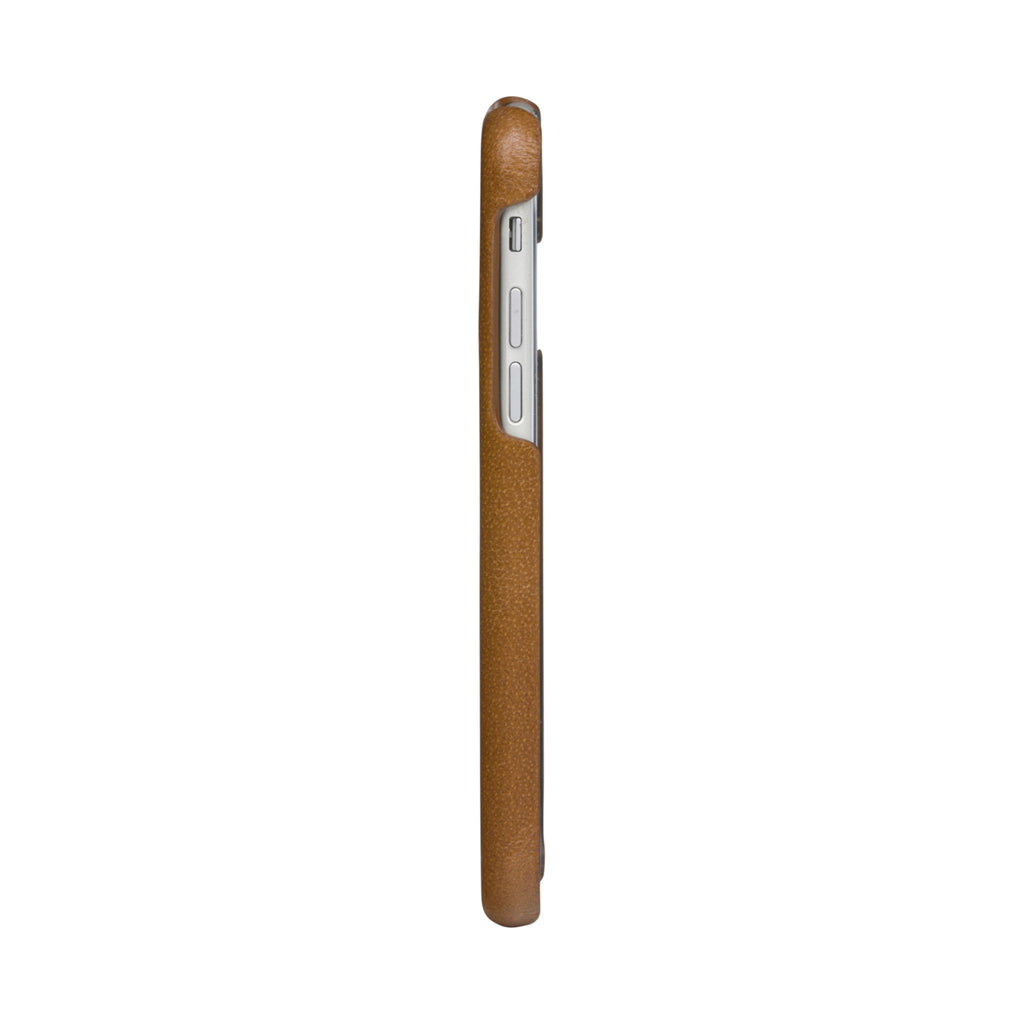 Coque de Protection et Portefeuille 2 en 1 LYI8GT001090, Cuir Pleine Fleur, Marron