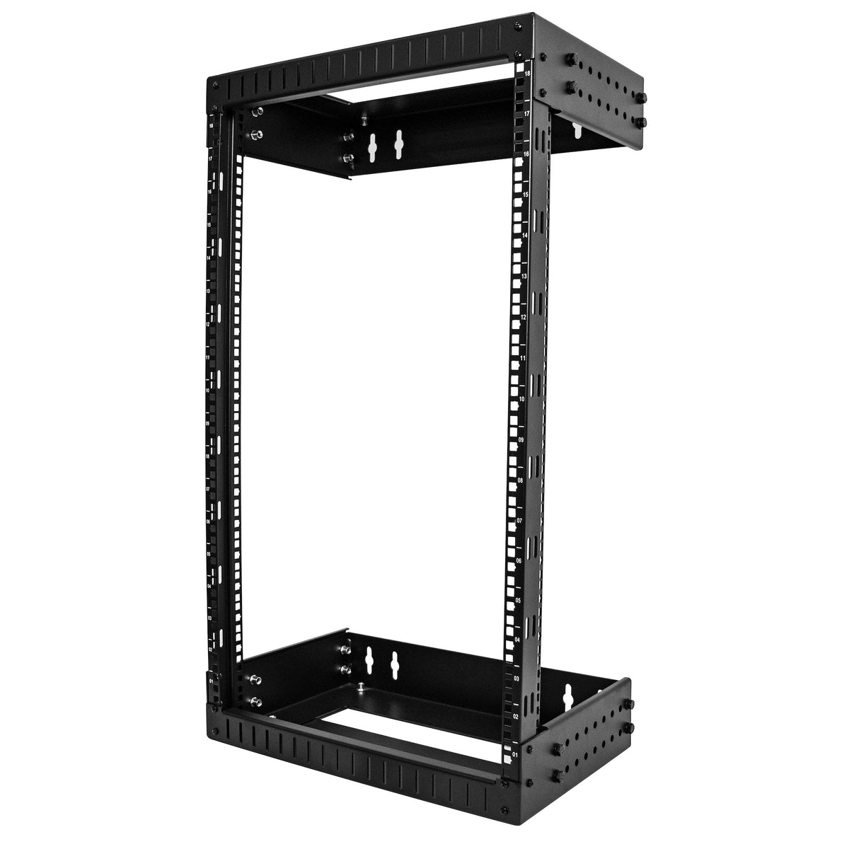 StarTech.com Rack Réseau Mural 18U 19" à Cadre Ouvert, Profondeur Ajustable