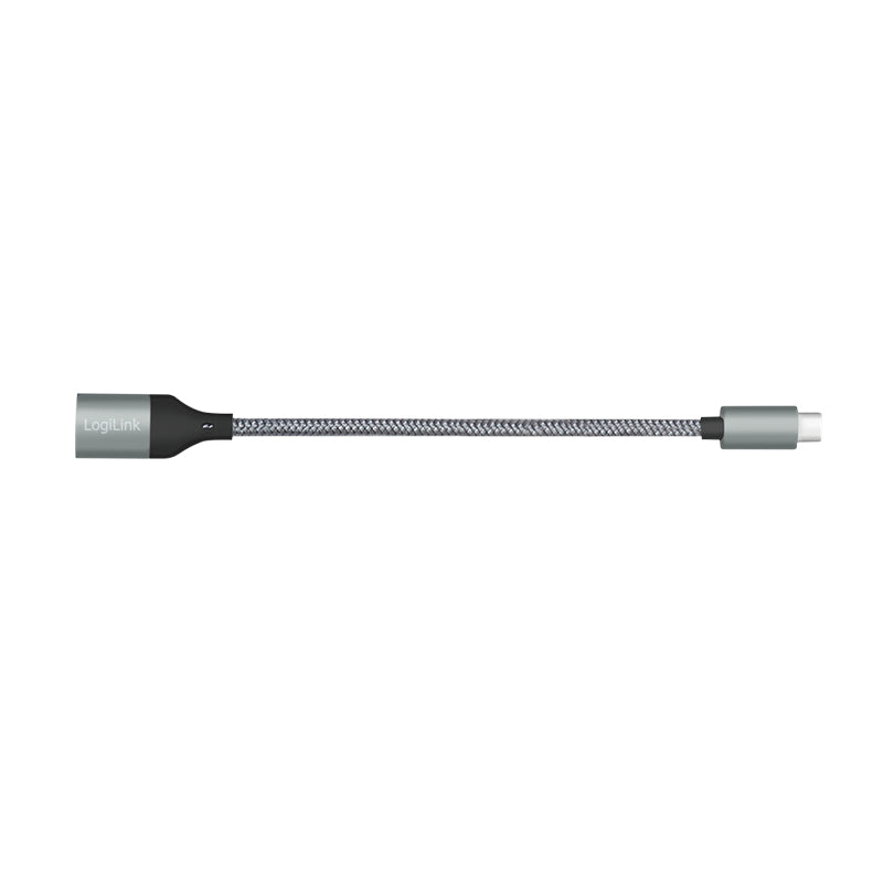 LogiLink CU0106 Câble USB 3.2 Gen 1 USB-C vers USB-A, 0,15 m, Gris