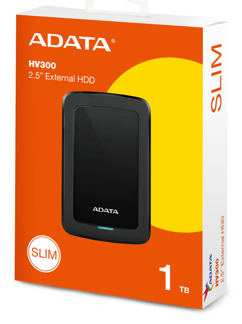 ADATA HV300 disque dur externe 1 To 2.5" 3.2 Gen 1 (3.1 Gen 1) Noir