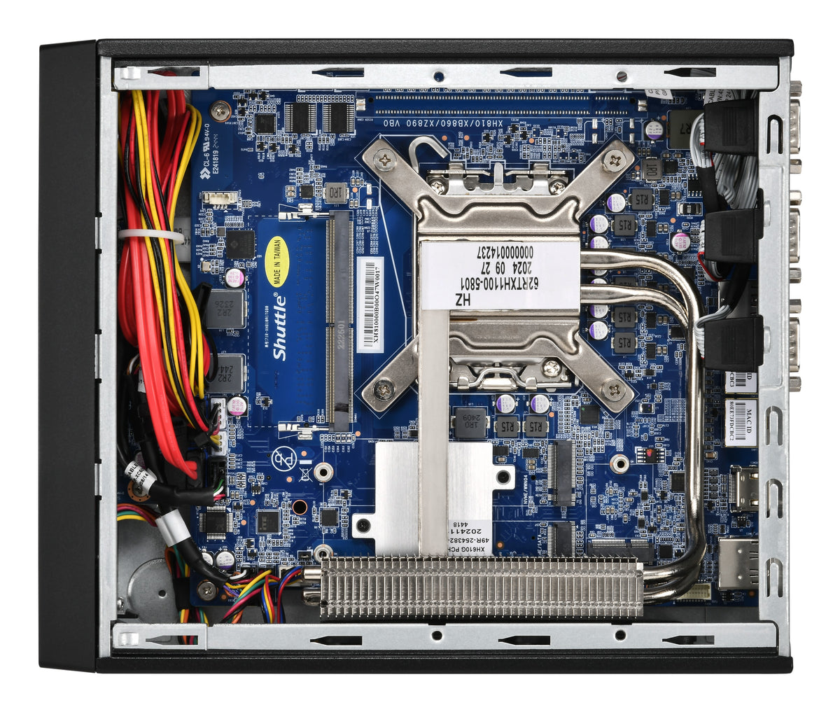 Shuttle XPC Slim Barebone XH810 S1851 Intel H810 1xDP 2xHDMI 3xCOM 2xLAN 3xM.2 24/7