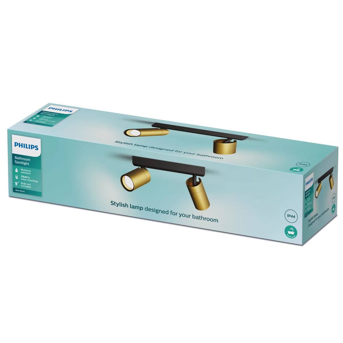 Philips Spot plafond/mur Idris x2
