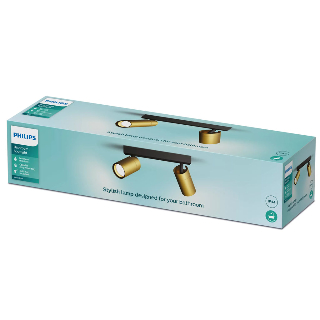 Philips Spot plafond/mur Idris x2 - vue 3