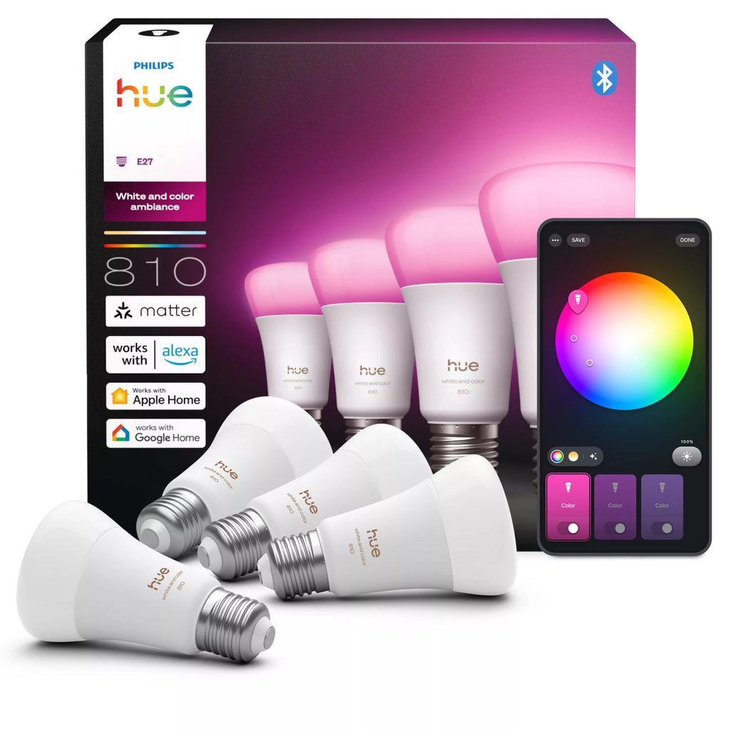 Philips Hue White and Color Ambiance A60 Ampoule Connectée E27 - 810